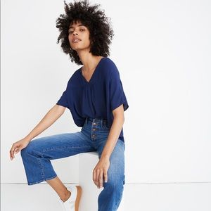 Madewell - Rhyme Top - Midnight (Blue) - Small NWT